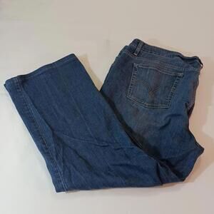 Levi's Women's Bootcut 590 Blue Cotton Denim Jeans Measured (45×27.5)